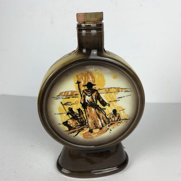 Jim Beam Bourbon 10" Whiskey Bottle San Diego 200th Anniversary 1968 Vintage - Picture 3 of 13